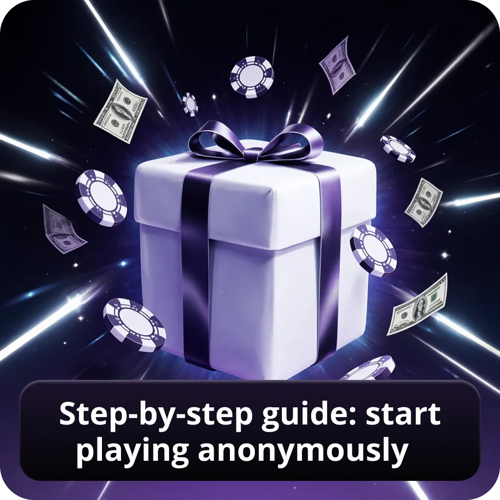 Step-by-step guide: start playing anonymously